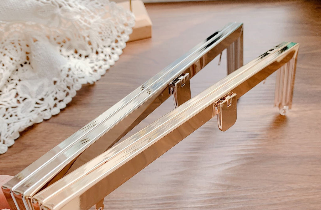 27cm (10 1/2") Vintage Purse Frame Large Bag Hanger Glue-In Style 27 x 6cm