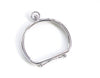Mini Silver Box Bag Purse Frame Glue In Style 6.5cm x 5.5cm