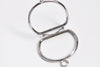 Mini Silver Box Bag Purse Frame Glue In Style 6.5cm x 5.5cm