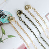 5mm Retro Purse Frame Bag Chain With Two Lobsters Bronze/Light Gold/Matte Gold