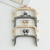 10.5cm Retro Purse Frame With Screws Oval Kiss Lock / Round Kiss Lock Pick Color