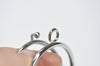 Mini Silver Box Bag Purse Frame Glue In Style 6.5cm x 5.5cm