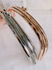 Retro Purse Frame Cloud Bag Frame 22x8cm Light Gold/Silver
