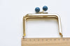 9.7cm Gold Purse Frame Glue In Style With Candy Kiss Lock 9.7x6.5cm