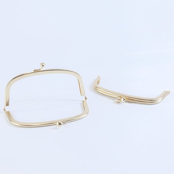 Light Gold Purse Frame Handbag Glue-In Style Wedding Bag Maker 13cm/21cm