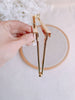 10cm Gold Purse Frame Open Channel 10cm x 6cm