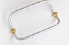 Doctor Bag Frame Aluminium Tube Purse Frame Bag Frame Hardware 19cm/25cm