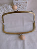 22cm Purse Frame Glue-In Style With 2cm Wood Closure