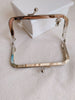 10cm Silver Purse Frame With Inside Loops 10cm x 6cm