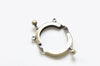 4cm Mini Half-Round Purse Frame Glue-In Style Mini Bag Frame 4x2.5cm