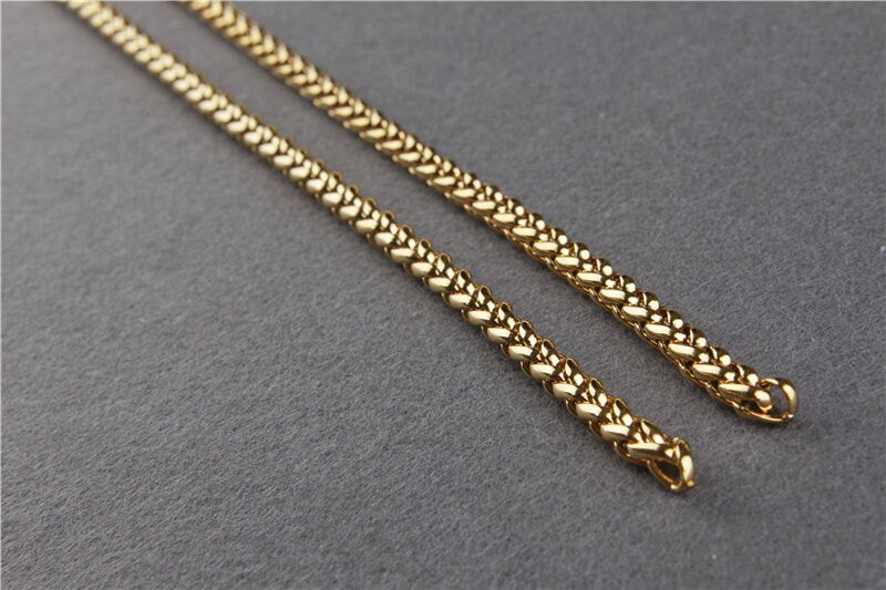 Retro Brass Purse Frame Bag Chain 6mm x 120cm