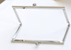 12cm Silver Purse Frame Close Channel Bag Hanger Wedding Bag Glue-In Style 12x6cm