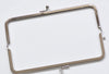 8" (20.5cm) Silver Metal Purse Frame Cup Closure Glue In Style 20.5cm x 6.8cm