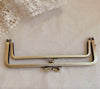 Bronze Double Purse Frame Glue In Handbag Hanger 21.5cm x 6.5cm