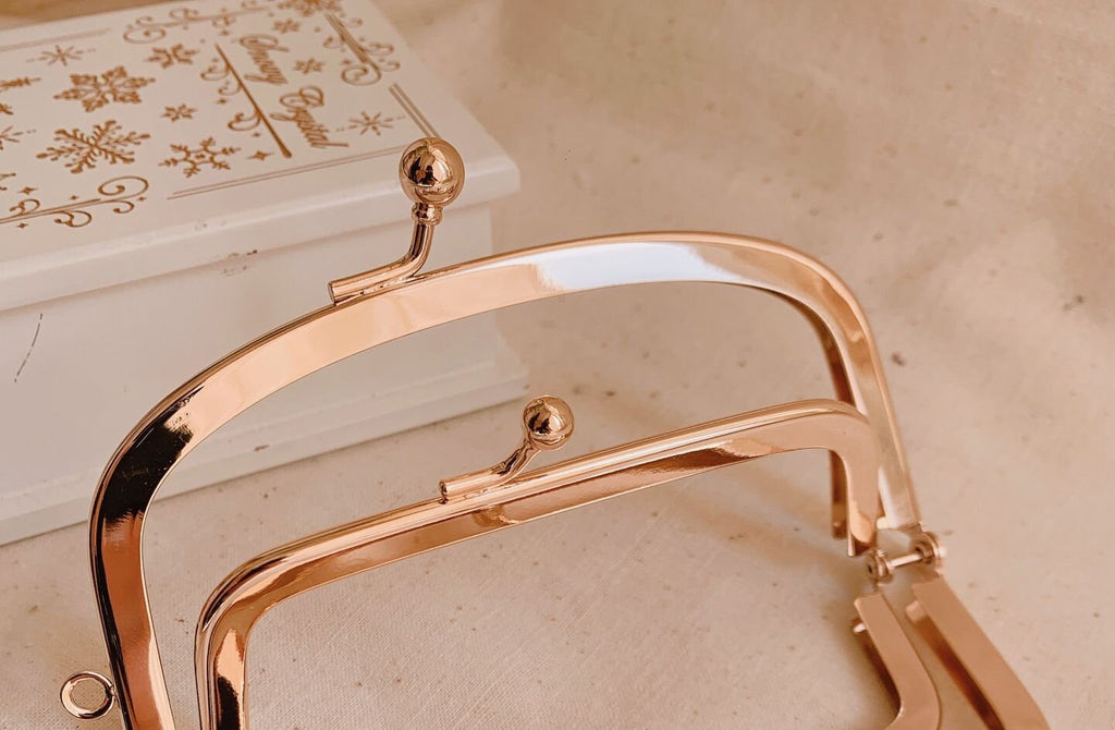 12.5cm Purse Frame Glue-in Style Bag Hanger Double Purse Frame Pick Color