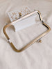 Bronze Metal Purse Frame Clutch Purse Frame 17cm x 6cm