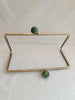 24 (9") Bronze Large Handle Purse Frame Glue-In Bag Hook With Wood Closure 24cm x 11.6cm