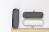 10cm(4") Lipstick Box Purse Frame Matte Silver Mini Clutch Bag Glue-In Purse Frame 5 Pieces A Pack