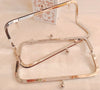 Silver Bag Purse Frame Top Open Channel 18cm/21.5cm Pick Size
