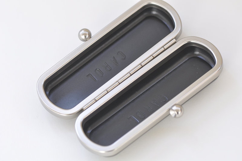 10cm(4") Lipstick Box Purse Frame Matte Silver Mini Clutch Bag Glue-In Purse Frame 5 Pieces A Pack