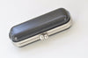 10cm(4") Lipstick Box Purse Frame Matte Silver Mini Clutch Bag Glue-In Purse Frame 5 Pieces A Pack