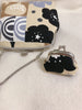 6cm Matte Silver Bag Purse Frame Ladder-shaped Mini Glue-In Purse Frame 6cm x 3.4cm