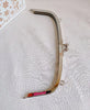 24cm x 8cm Silver Purse Frame With 2 Loops