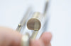 Brushed Bronze Rectangular Metal Purse Frame Glue In Style
