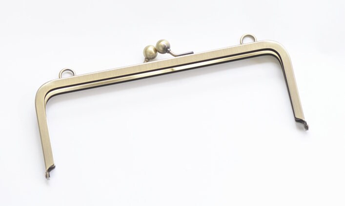 Purse Frame Brushed Brass Bag Hanger 22cm x 8cm