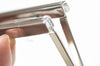 8" Silver Color Purse Frame Clutch Bag Purse Frame Glue-In Style With Two Inside Loops 22.5cm x 7cm