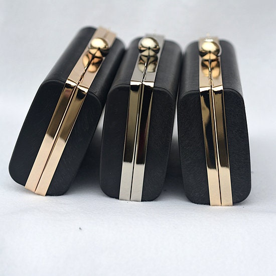 5 pcs Box Purse Frame Clutch Bag Glue-in Style Silver/Light Gold Pick Color