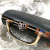 5 Pcs Box Purse Frame Clutch Bag With Handle Glue-in Style Light Gold Metal Pick Color