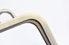 Brushed Bronze Rectangular Metal Purse Frame Glue In Style