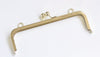 Gold Bag Hanger With Two Loops Gold Purse Frame Glue-In Style 20cm x 6cm