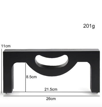 26cm ( 10") Retro Purse Frame Large Wood Handle Purse Frame With Screws