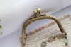 Retro Bronze Purse Frame Sewing Style