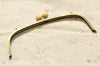 Bronze Purse Frame /Handle Purse Frame Wood Ball Kisslock