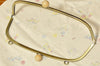 Bronze Purse Frame /Handle Purse Frame Wood Ball Kisslock