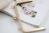 6" Purse Frame Bronze Bag Hanger With Screws And Paper Pattern Pick Color