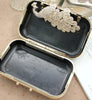 18cm Box Purse Frame Clutch Bag Leaves Peacock Kiss Lock Glue-In With Paper PatternPick Color