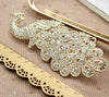 18cm Box Purse Frame Clutch Bag Leaves Peacock Kiss Lock Glue-In With Paper PatternPick Color