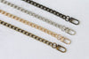 9mm Retro Purse Frame Chain Handbag Chain 120cm Pick Color