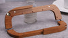 24cm Retro Purse Frame Large Wood Handle With Screws Pick Color