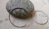 50 pcs Platinum White Gold Seamless Rings 25mm A5536