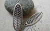 Antique Silver Long Oval Mesh Connectors 11x36mm Set of 15 A6354