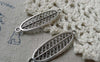 Antique Silver Long Oval Mesh Connectors 11x36mm Set of 15 A6354