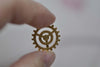 Gold Steampunk Gears Watch Movement Charms Set of 20 A7918