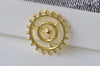 Gold Steampunk Gears Watch Movement Charms Set of 20 A7918
