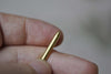 Raw Brass Hair Stick Bun Barrette Hair Slide 3x127mm Set of 5 A7912