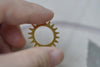 20 pcs Gold Gear Connectors Mechanical Watch Movement Charms A7917